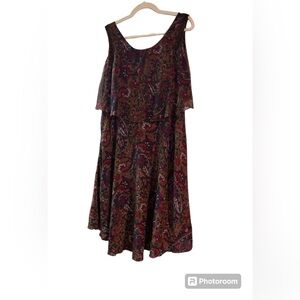 PURE SILK PAISLEY DRESS
